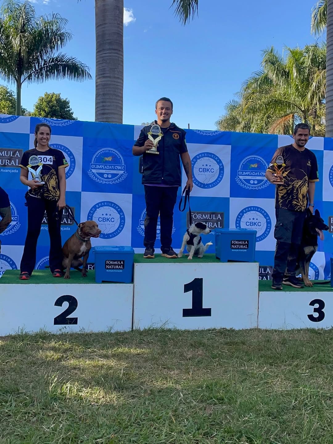 Wilson Domingues — Campeão Brasileiro FCI de Adestramento de Obediência